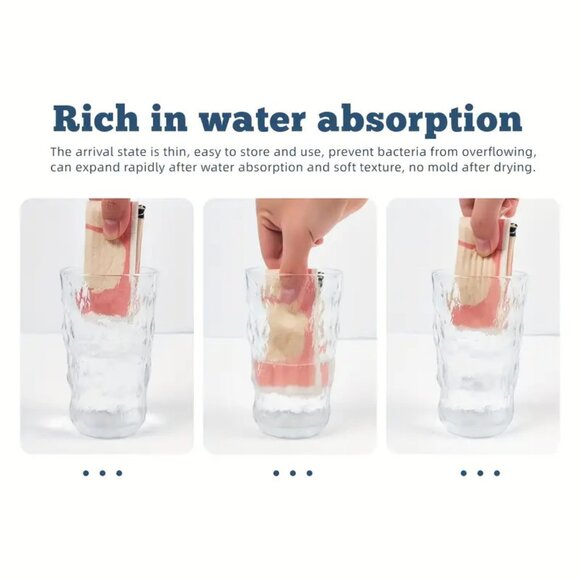 NEW Set of 6 Swedish Dishcloths - Floral Kitchen Towel Sponge Cloth, Reusable - Picture 8 of 8